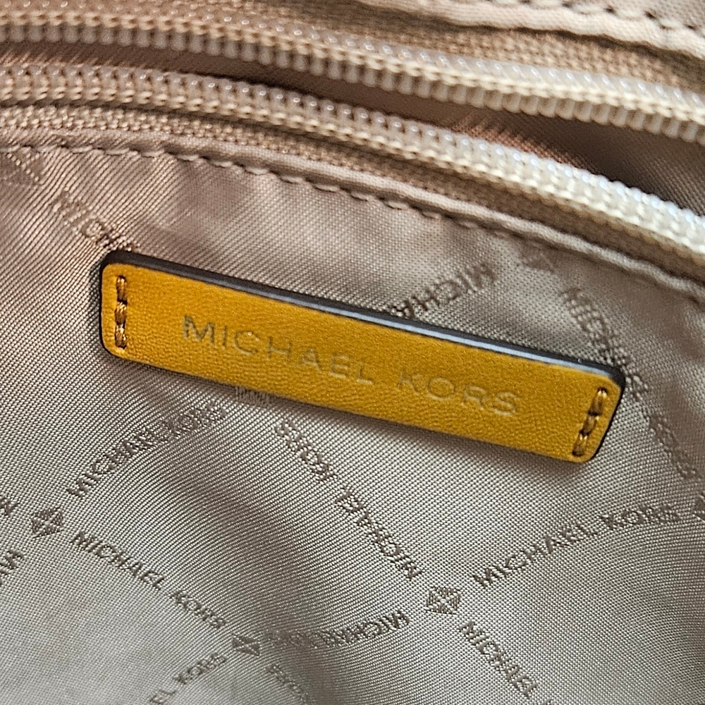 Michael Kors Mustard Yellow Satchel - Picture 8 of 13